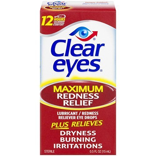Clear Eyes Maximum Redness Relief Eye Drops 0.50 oz